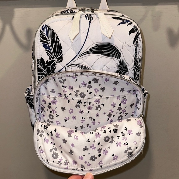 Vera Bradley Twilight Garden Small Backpack in Performance Twill - Picture 7 of 9